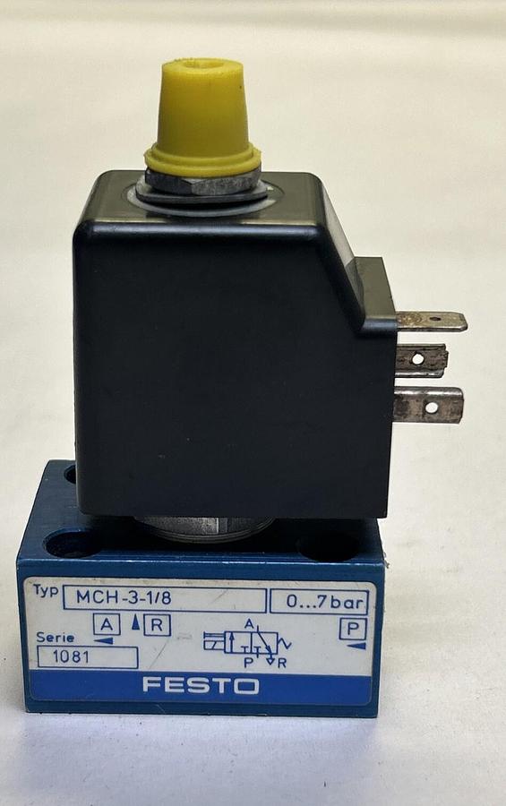 Used FESTO,MCH-3-1/8,SOLENOID VALVE