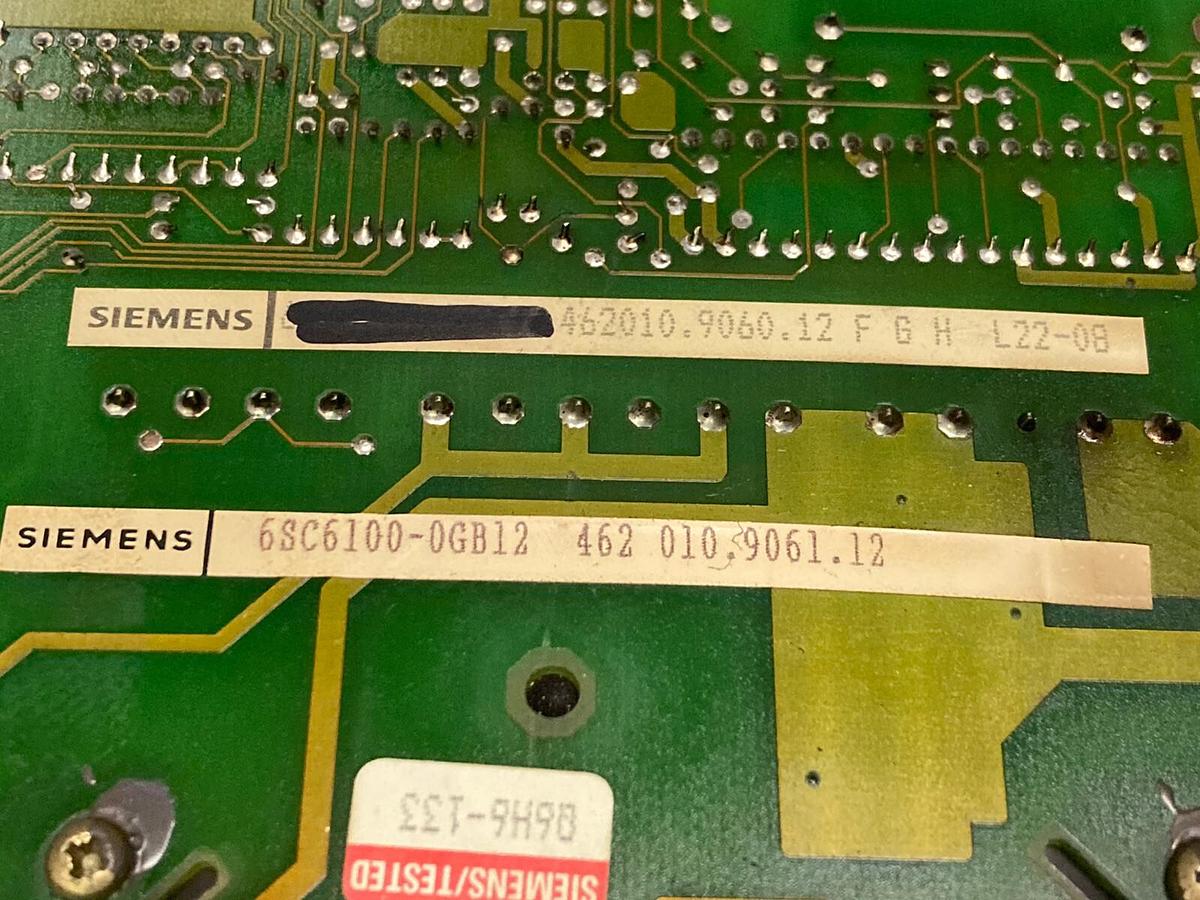 Used Siemens,6SC6100-OGB12,Servo Amplifier Board