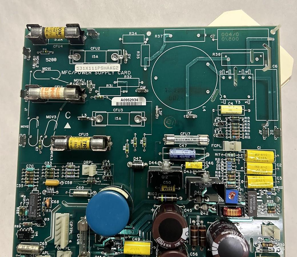 Used GENERAL ELECTRIC,531X111PSHAKG2,MCF/ POWER SUPPLY CARD REFURBISHED