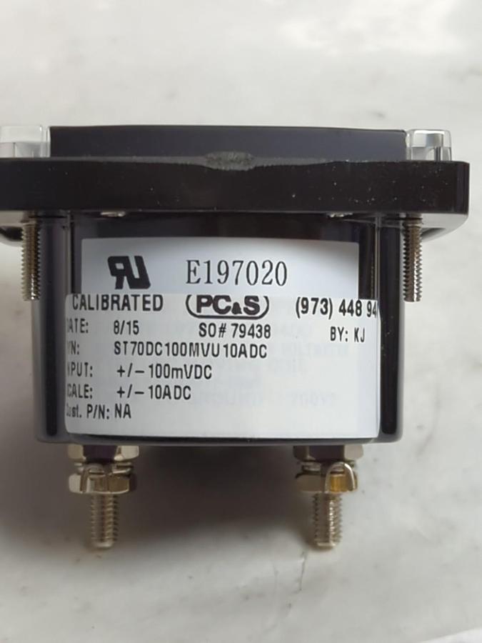 PC.S,ST70DC100MVU10ADC,PRESSURE GAUGE -10-0-+10 NOS