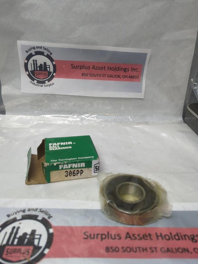 FAFNIR,306PP,DEEP GROOVE BALL BEARING 30MM BORE NOS