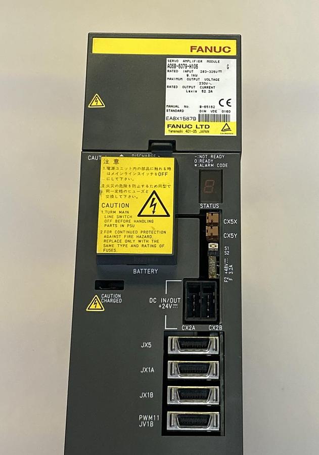 Used FANUC,A06B-6079-H106,SERVO AMPLIFIER MODULE