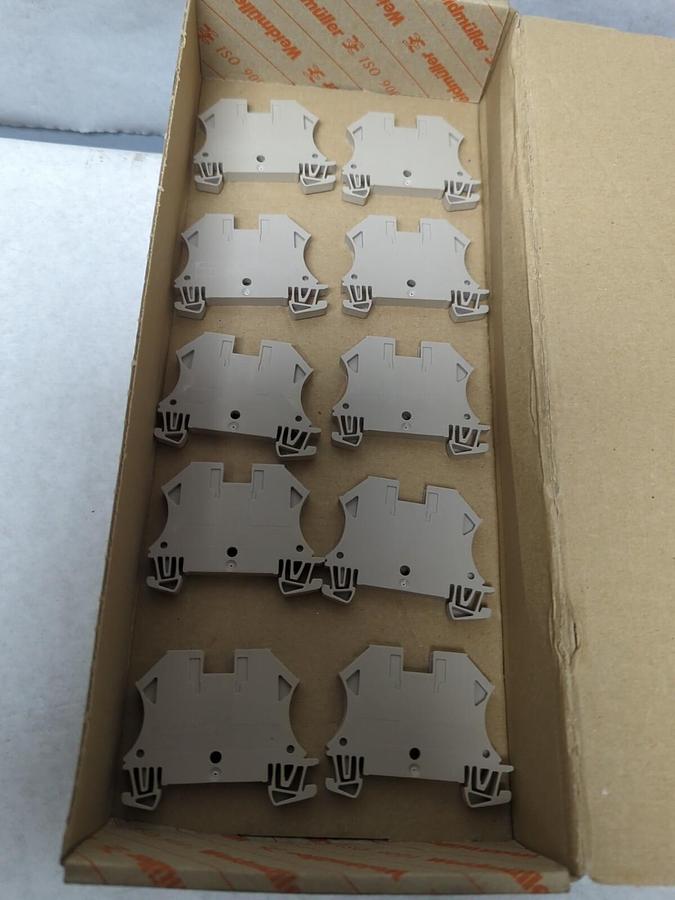 WEIDMULLER,1020100000,TERM BLOCK 600V 35A AWG 26 TO 10 WDU4 LOT OF 10 NOS