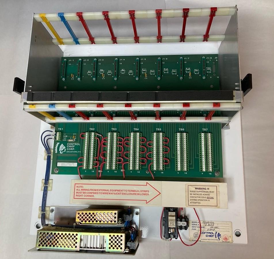 Used Control Chief,MDR8400,PLC Nale 2A Fuse 120Vac