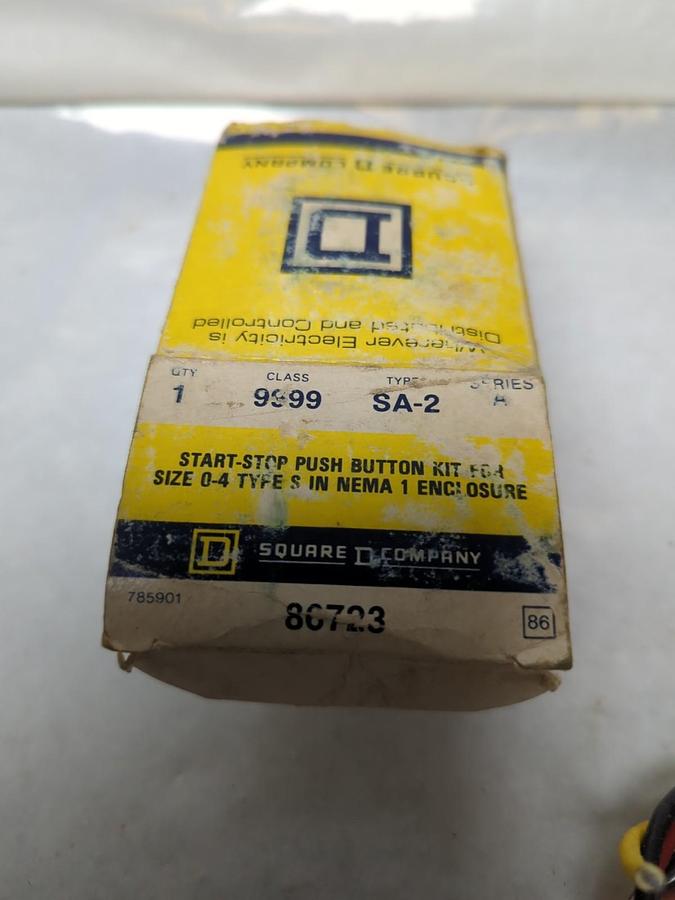 SQUARE D,86723,START-STOP PUSH BUTTON KIT NOS