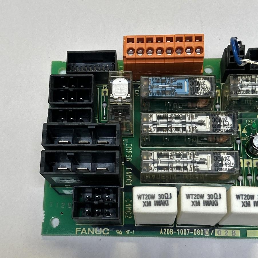 Used FANUC,A20B-1007-0800/02B,EMERGENCY STOP CIRCUIT BOARD