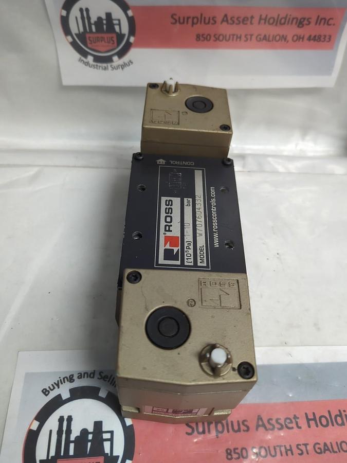 Used ROSS,W7076D4332,SOLENOID VALVE110/50 110-120/60 PRE-OWNED