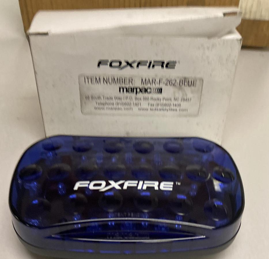 FOXFIRE MARCPAC,MAR-F-262-BLUE MAR-F-262 ,PORTABLE SIGNAL LIGHT NEW