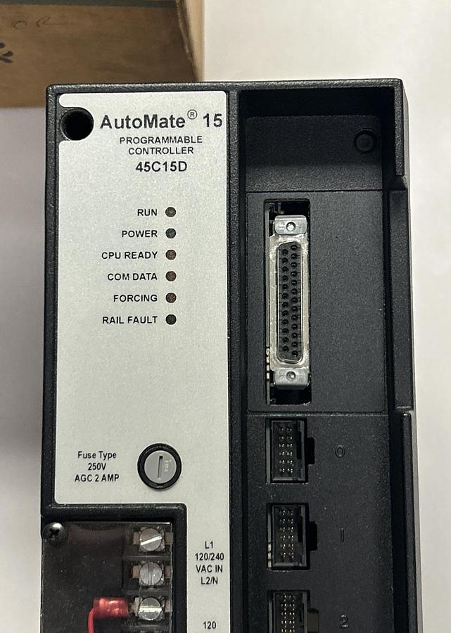 Used RELIANCE,45C15D,AUTOMATE PROGRAMMABLE CONTROLLER NEW