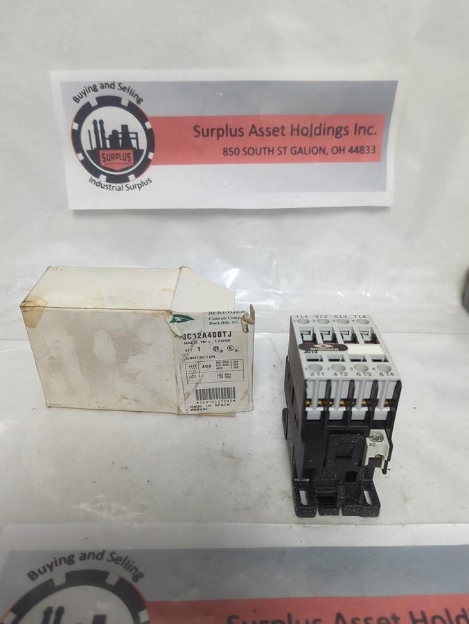 SPRINGER,JC12A4001TJ,CONTACTOR 600V 25A MAX NOS
