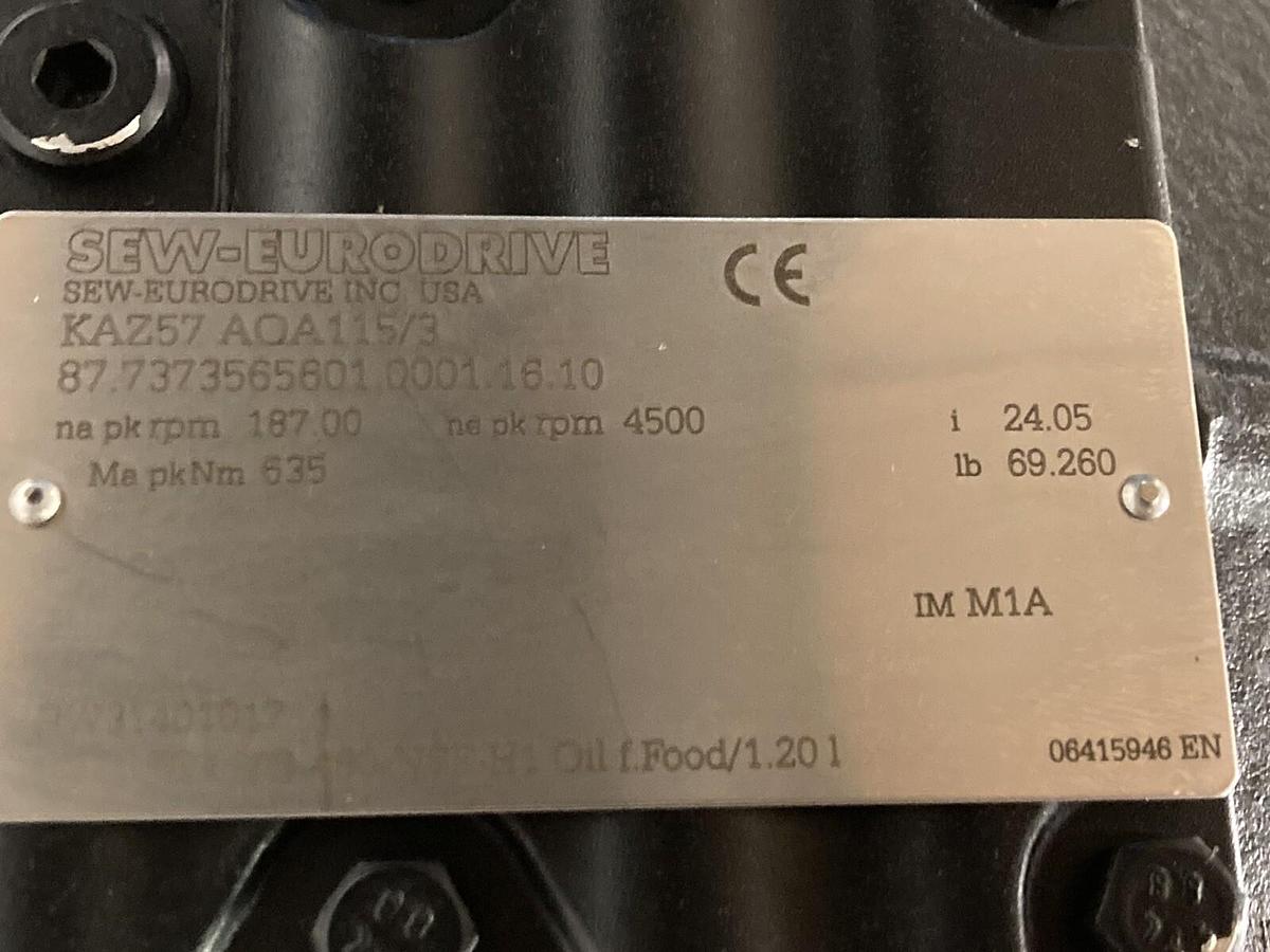 SEW Eurodrive,KA257 AOA115/3,Gear Reducer