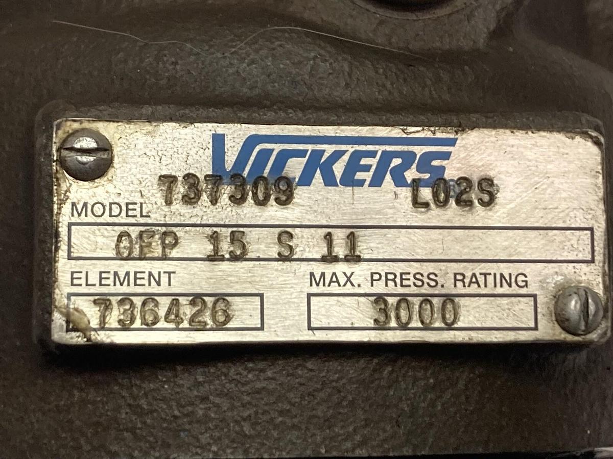 Vickers,0FP-15-S-11,Directional Control Valve 736426