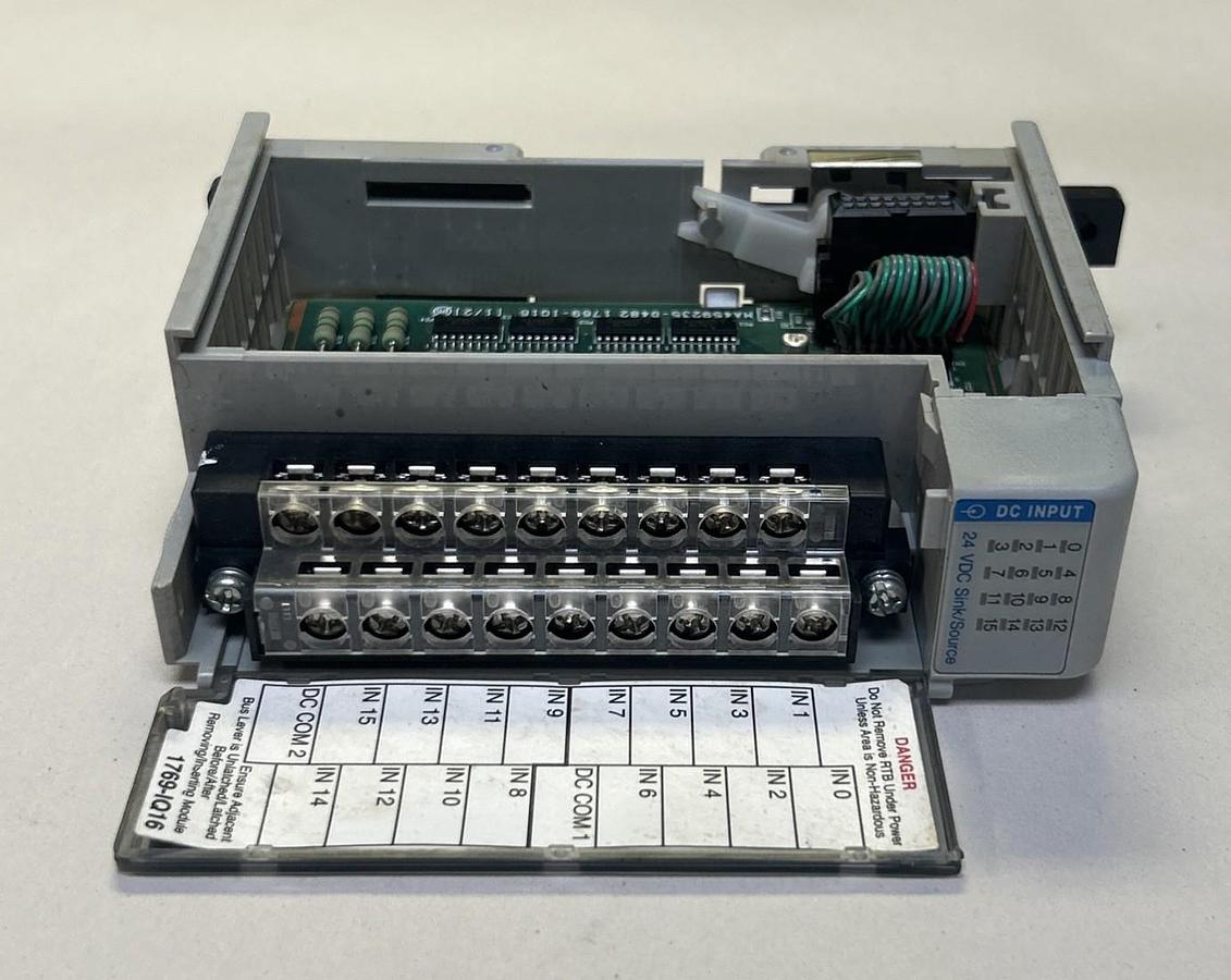 Used ALLEN BRADLEY,1769-IQ16,INPUT MODULE