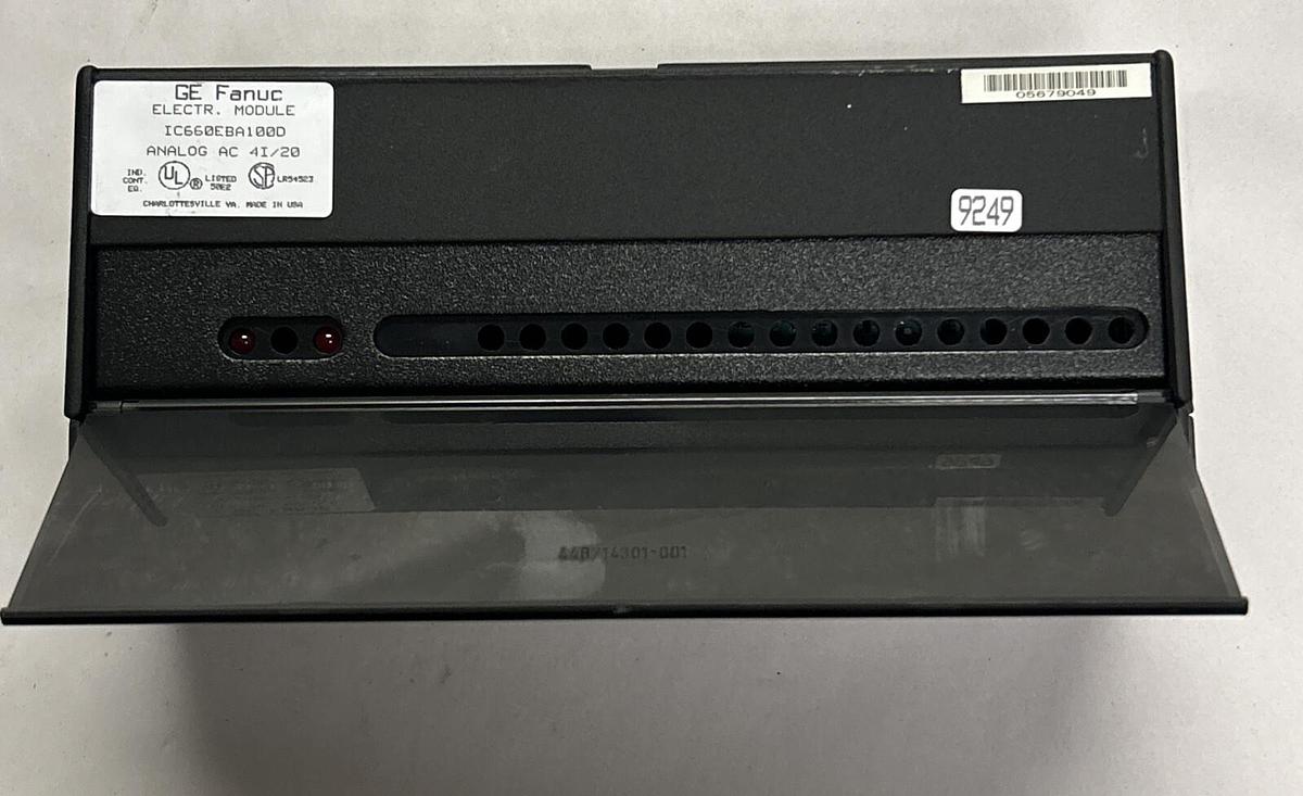Used GE FANUC,IC660EBA100/IC660EBA100D,GENIUS BLOCK I/O MODULE