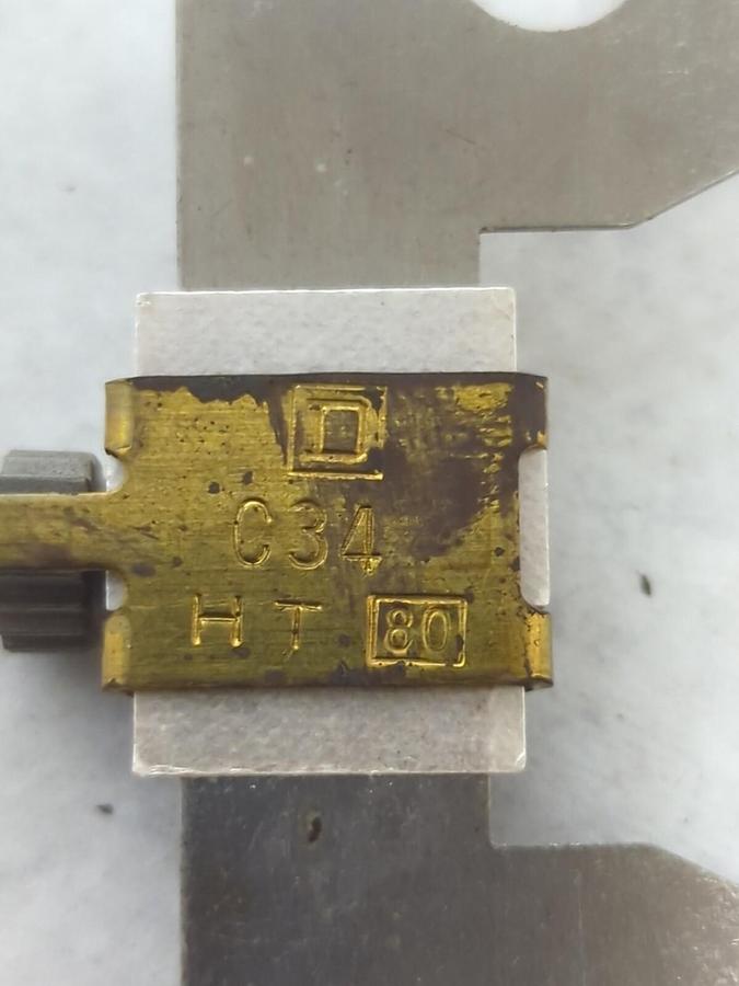 SQUARE D,C34,THERMAL OVERLOAD HEATER ELEMENT LOT OF 4 NOS