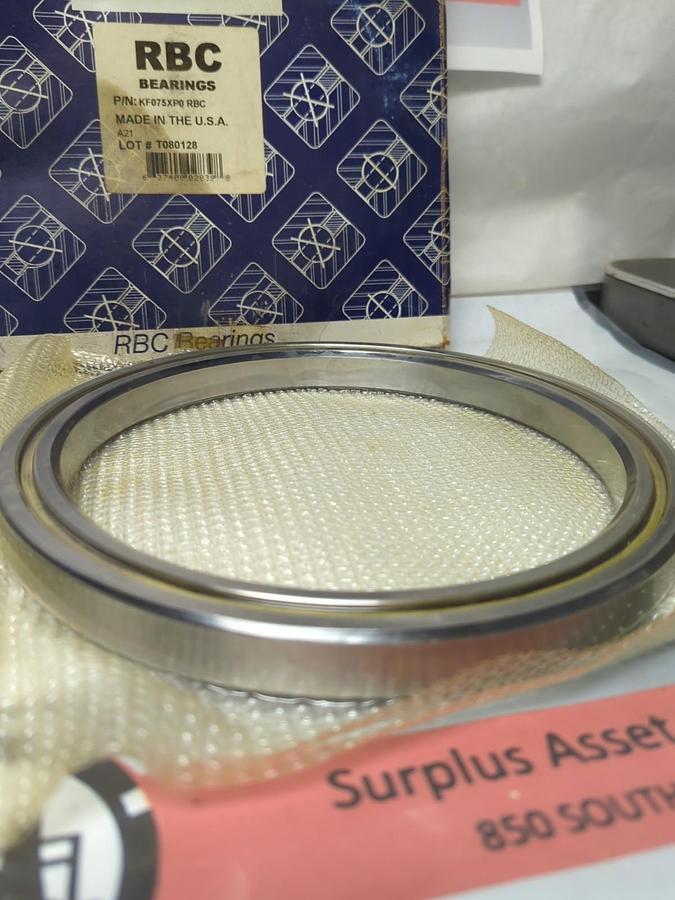 RBC,KF075XP0,THIN-SECTION BALL BEARING 7-1/2 INCH BORE NOS