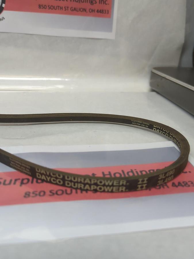 DAYCO,3L490,DUROPOWER V-BELT 49 INCHX3/8INCH NOS