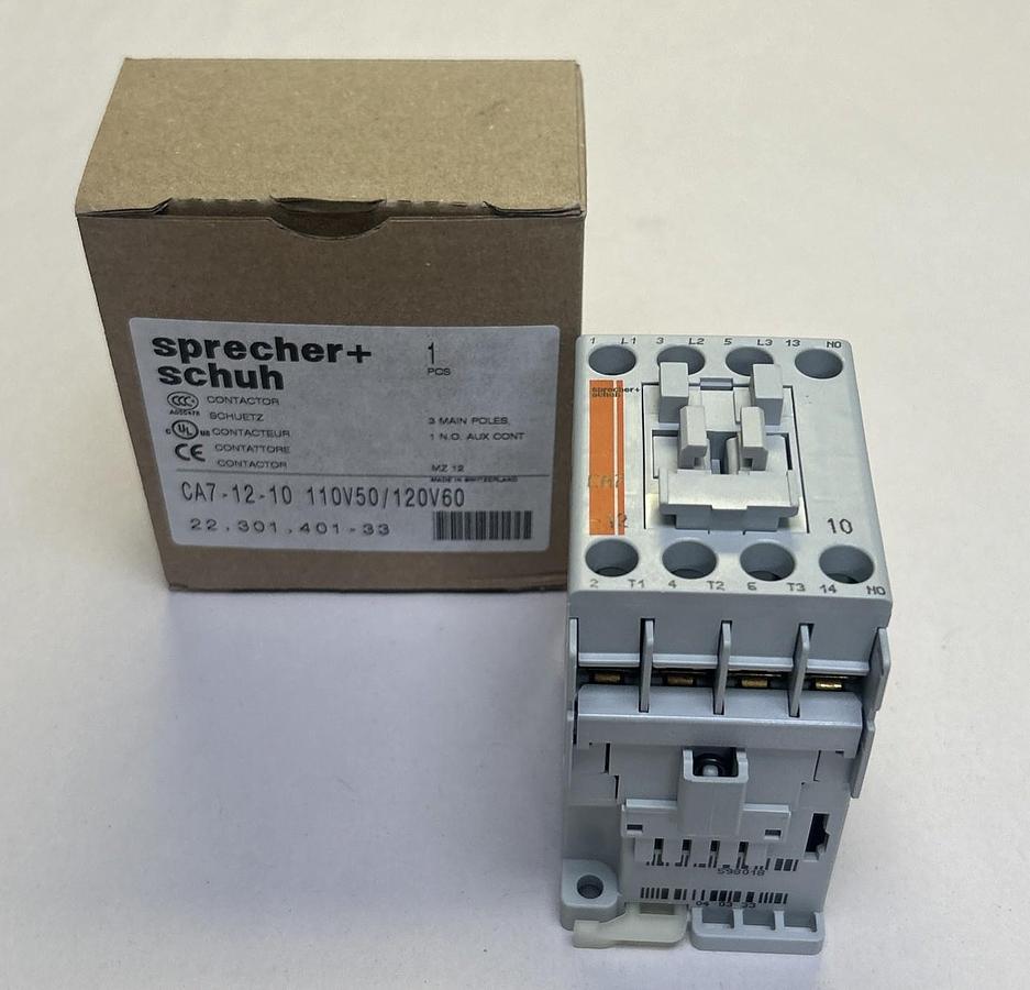 Used SPRECHER & SCHUH,CA7-12-10-120,CONTACTOR NEW