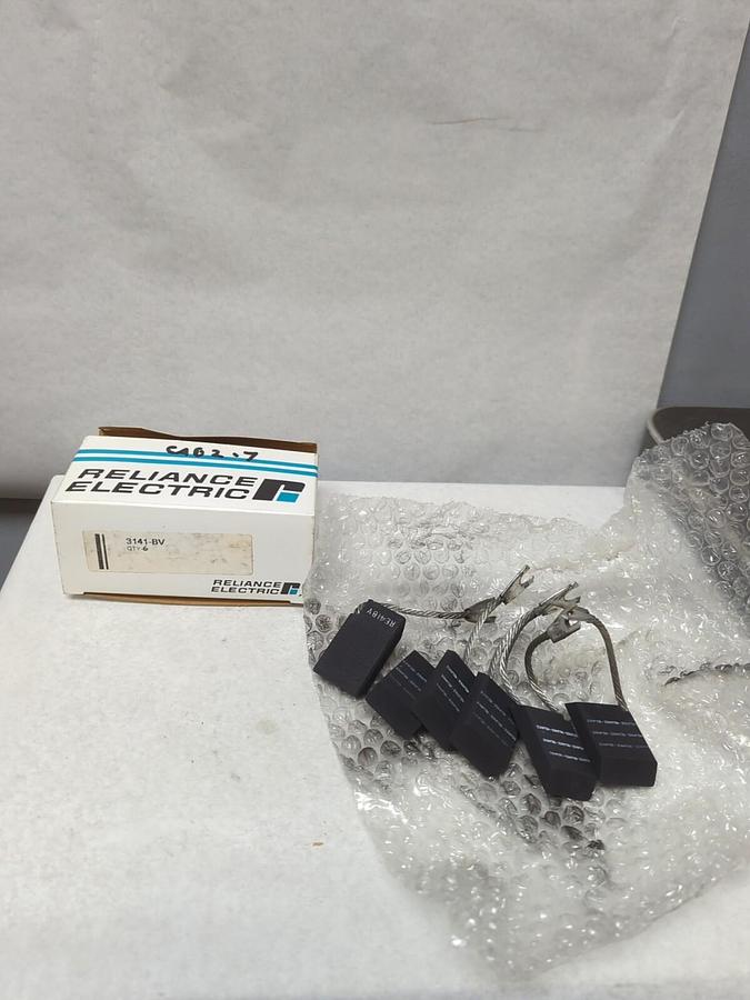 RELIANCE ELECTRIC,3141-BV,CARBON MOTOR BRUSHES BOX OF 6 NOS