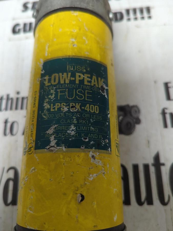 COOPER BUSSMANN,LPS-RK-400,LOW-PEAK FUSE NOS