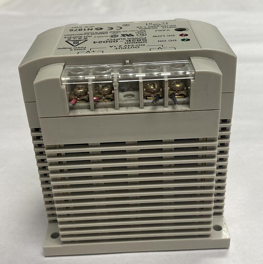 Used ORMON,S82K-05024,POWER SUPPLY 100 to 240VAC 1.3A