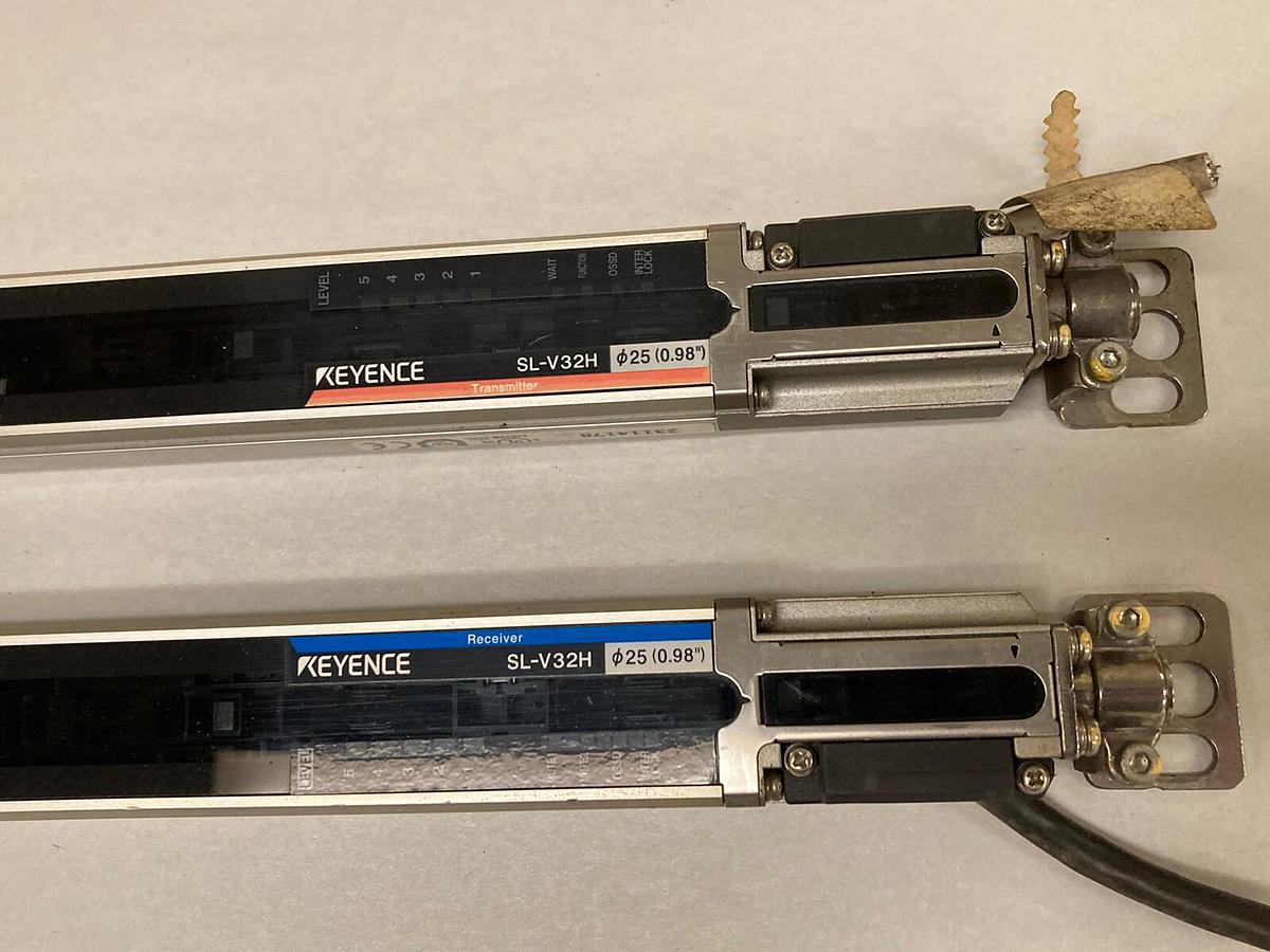 Used Keyence Sensor,SL-V32H,Light Curtain Transmitter with Receive 620MM 24V