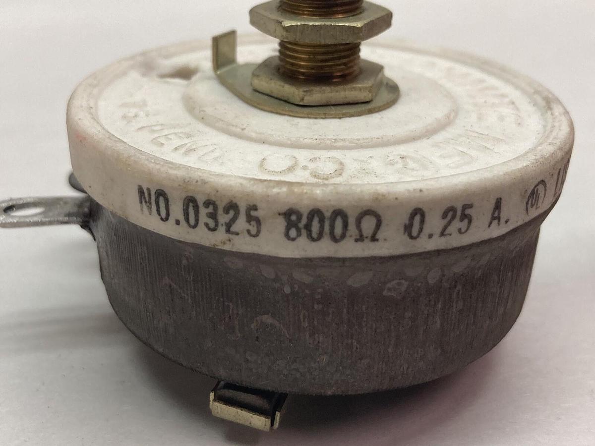 Ohmite,0325,Rheostat 800 OHM Series 7714