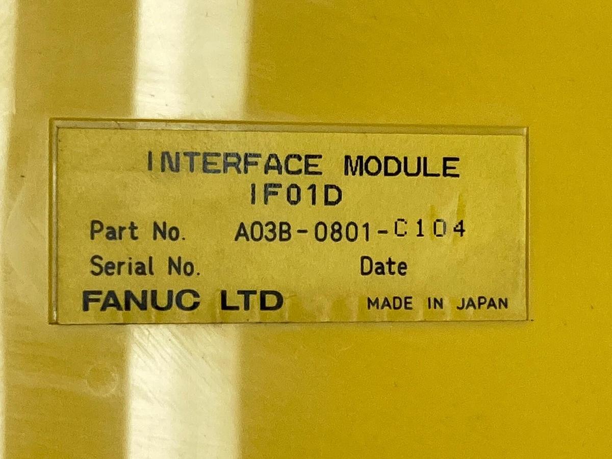 Used Fanuc,IF01D A03B-0801-C104,Output Module