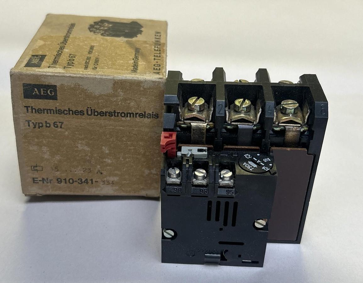 AEG,910-341-334,THERMAL OVERLOAD RELAY NOS