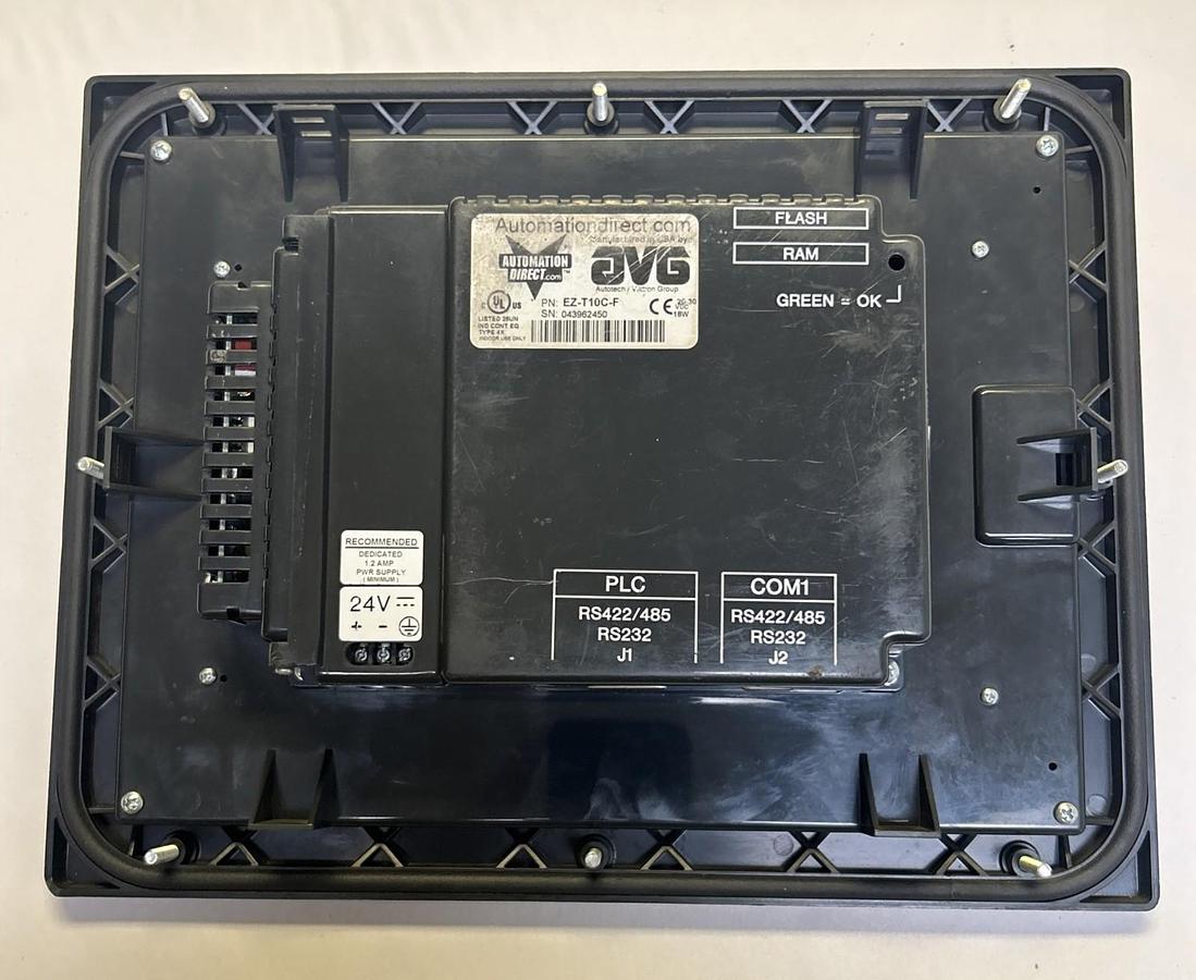 Used AVG AUTOMATION DIRECT,EZ-T10C-F,OPERATOR INTERFACE TOUCH PANEL