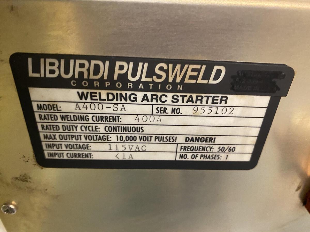 Used LIBURDI PULSWELD,A400-SA,WELDING ARC STARTER