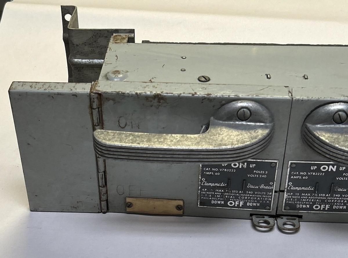 Used ITE,V7B3222,PANELBOARD SWITCH 60A 240V 3P