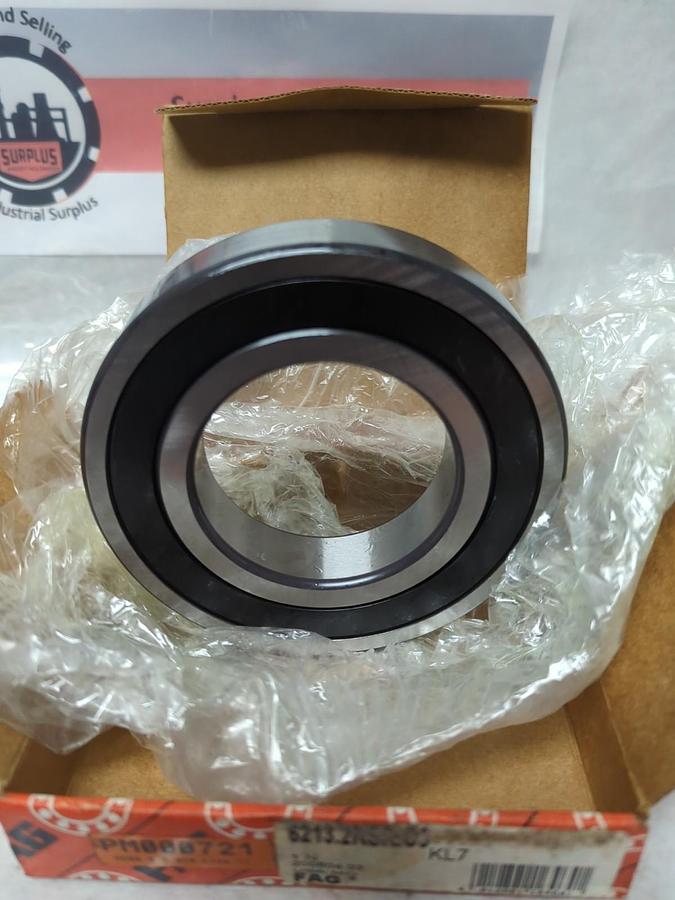 FAG,6213.2RSR.C3,DEEP GROOVE BALL BEARING 65MM BORE NOS