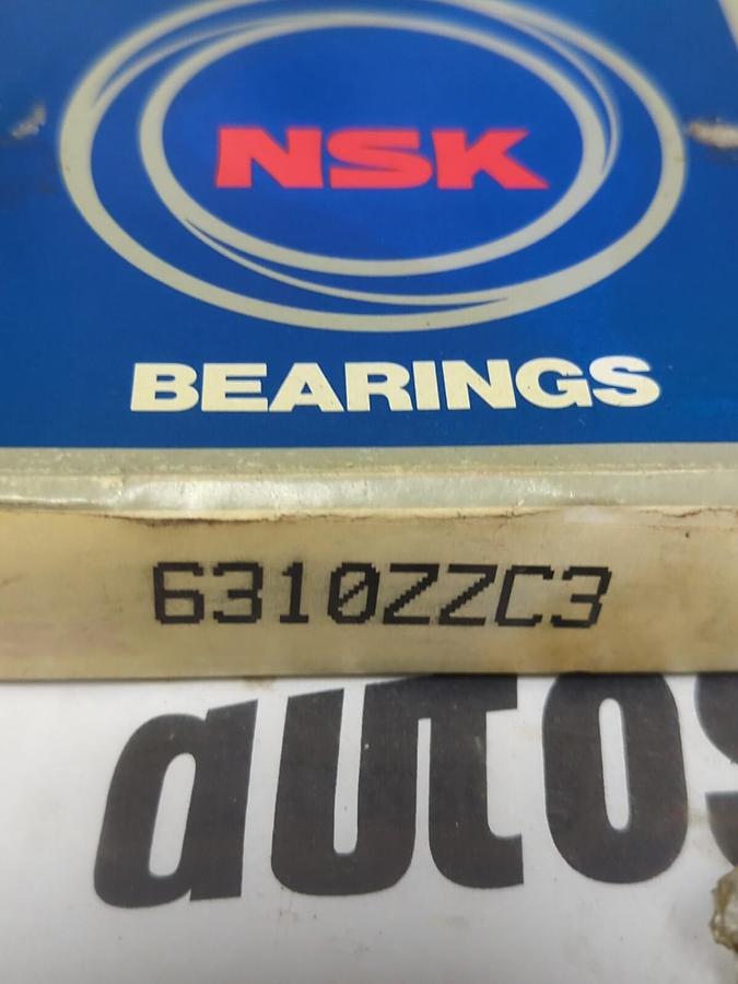 NSK,6310ZZC3,DEEP GROOVE BALL BEARING DOUBLE SHIELDED 50 X 110 X 27 MM NOS