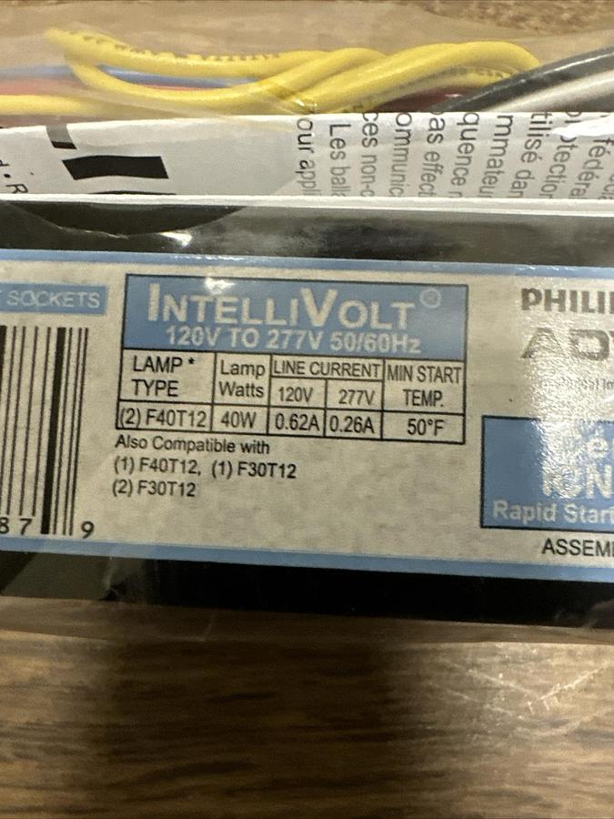 Philips Advance,ICN-2S40-N,Intellivolt Ballast