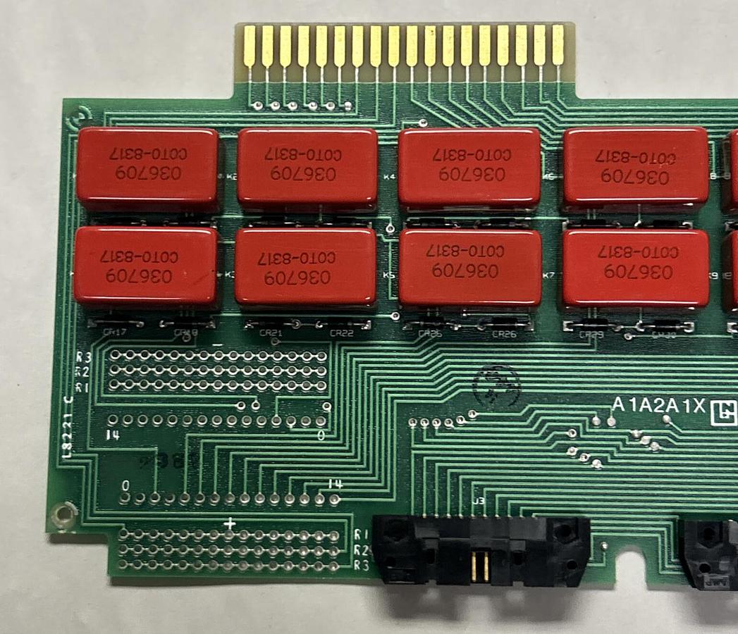 Used LEEDS & NORTHRUP,A1A2A1X,INPUT MODULE PCB CIRCUIT BOARD