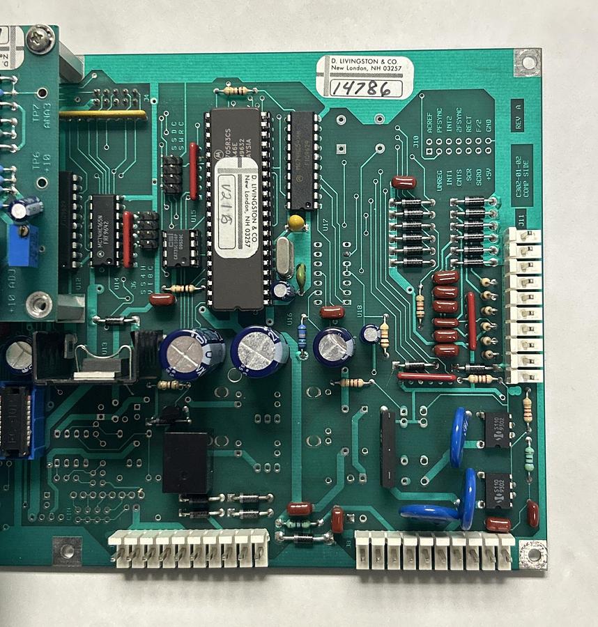 Used D. LIVINGSTON & CO,14786,PC CIRCUIT BOARD