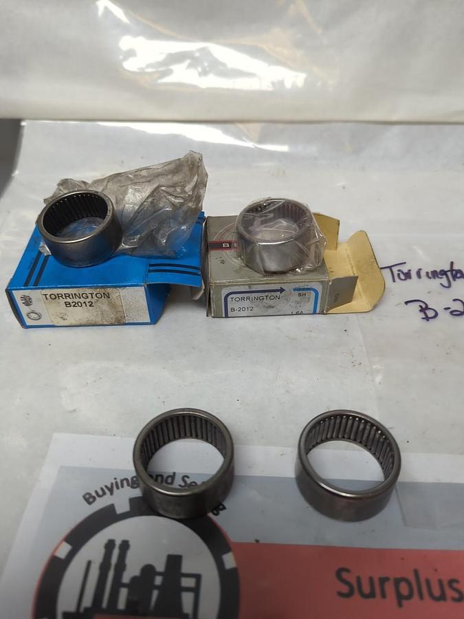 TORRINGTON,B-2012,NEEDLE ROLLER BEARING LOT OF 4 PRE-OWNED