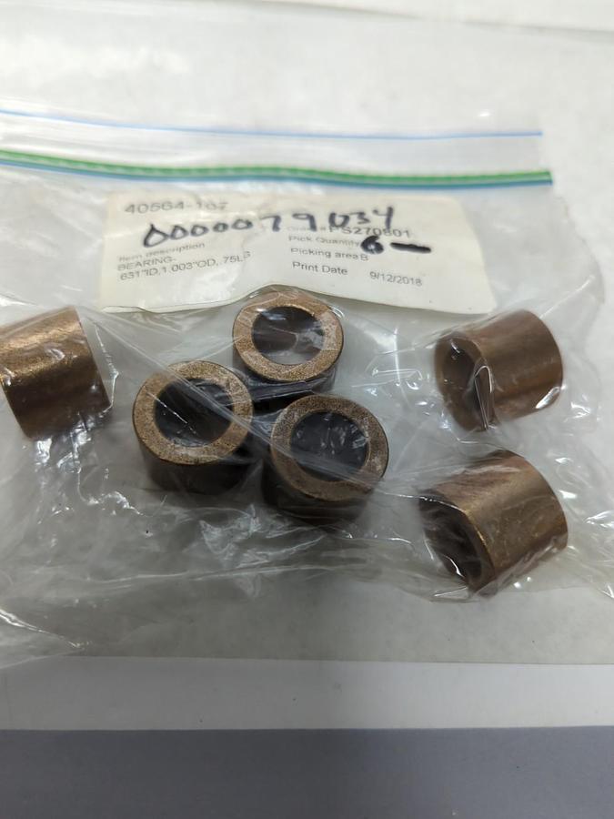 UNBRANDED,40564-107,BRONZE BUSHING LOT OF 6 NOS