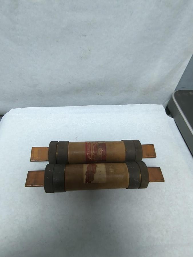 JEFFERSON,393-200,RENEWABLE 200 AMP FUSE LOT OF 2 PRE-OWNED