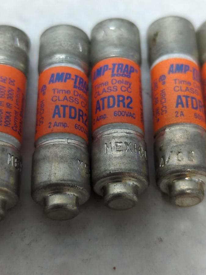 FERRAZ SHAWMUT,ATDR2,AMP-TRAP 2 AMP FUSE LOT OF 8 NOS