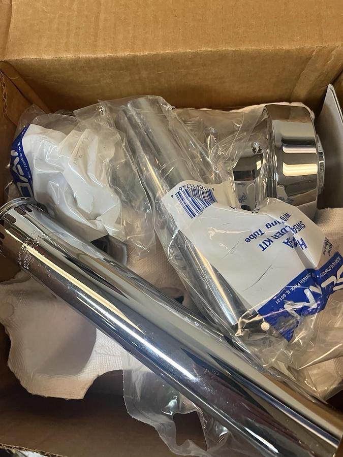 SLOAN,WES-111,CHROME FLUSHOMETER UPPER CUT DUAL FILTERED DUAL 1.6/1.1GPF