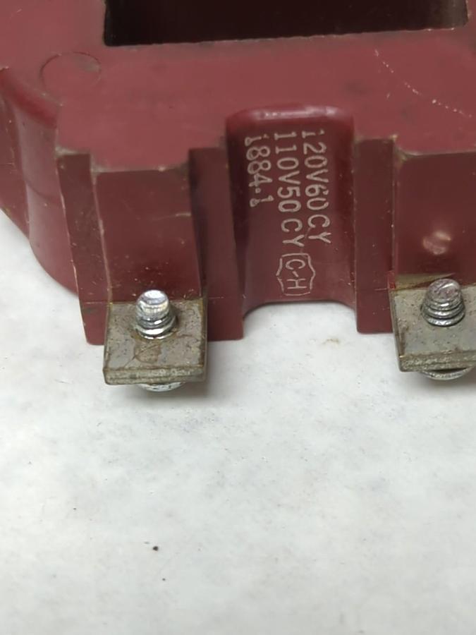 Used CUTLER HAMMER,1884-1,COIL 120V 50HZ/CY 110V 50HZ/CY LOT OF 2 PRE-OWNED