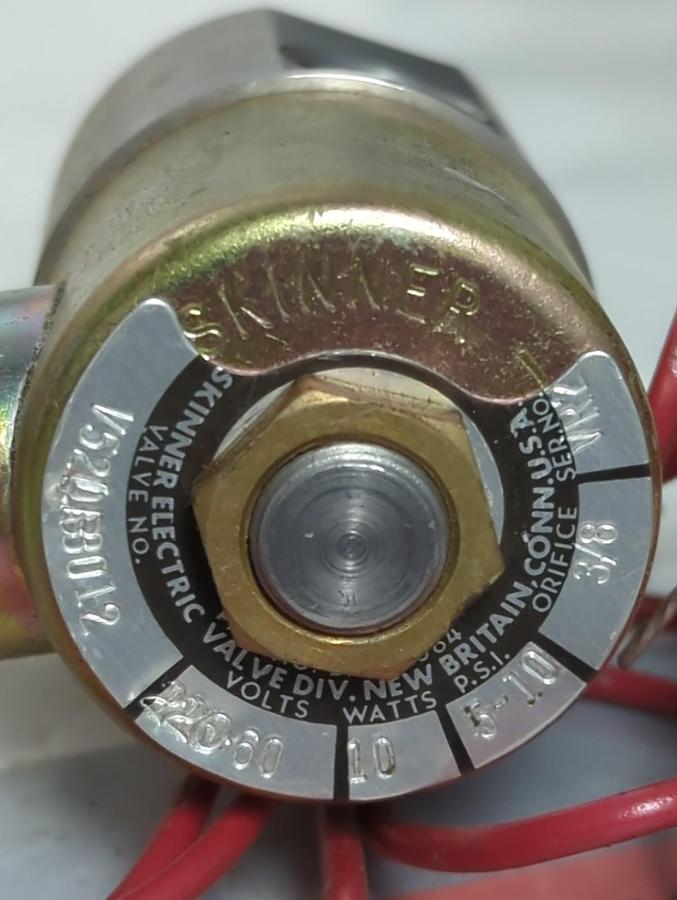 SKINNER,V52LB3012,SOLENOID VALVE 115V 60-CYL NOS