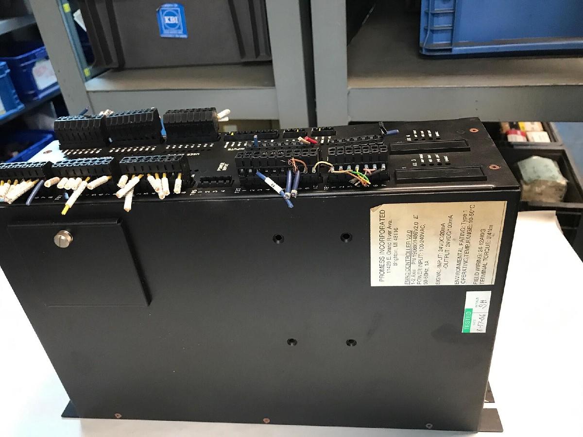 Used Promess,1906901486V2.0 EMAC,Controller 1-2 Axis 100-240VAC