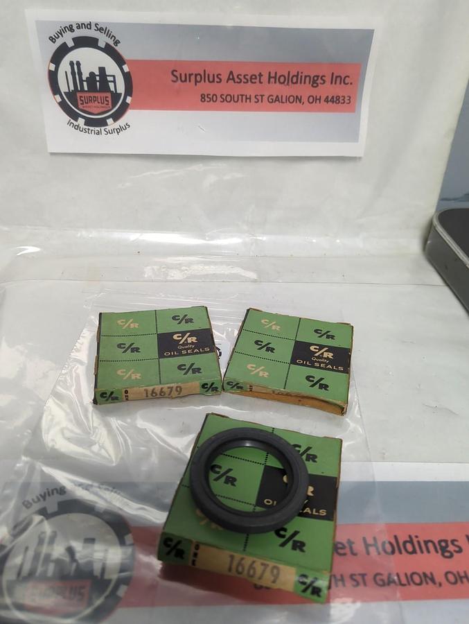 CHICAGO RAWHIDE,16679,OIL SEAL LOT OF 3 NOS