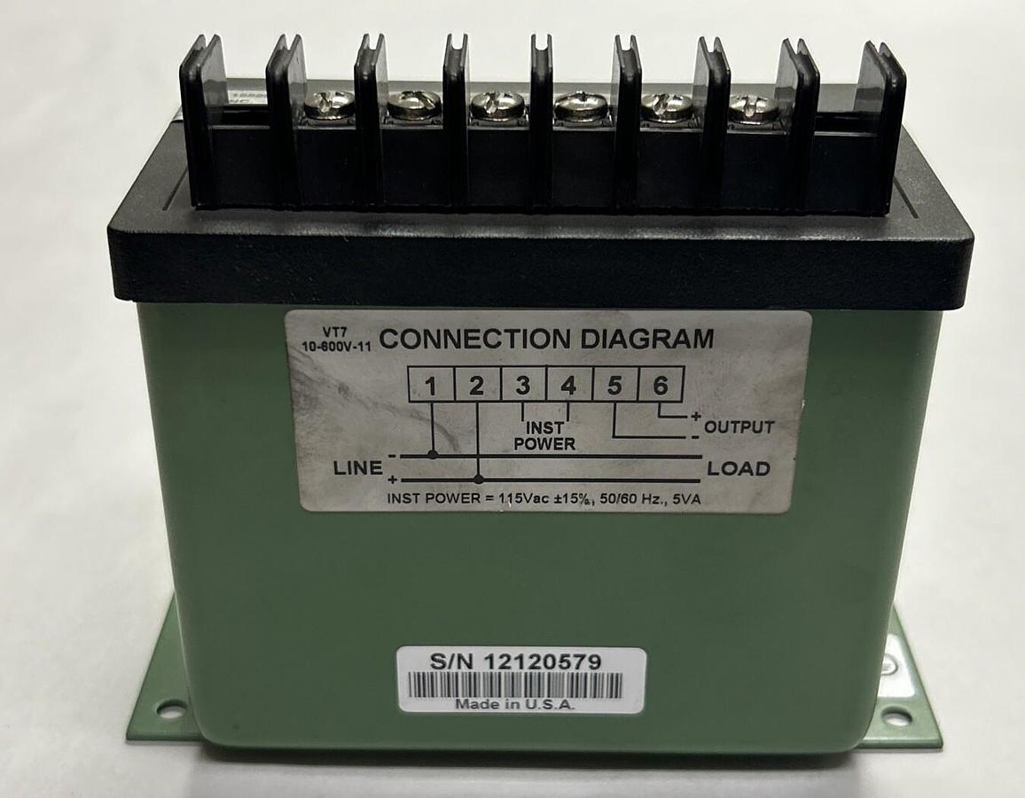 OHIO SEMITRONICS,VT7-001D-11,DC VOLTAGE TRANSDUCER NOS