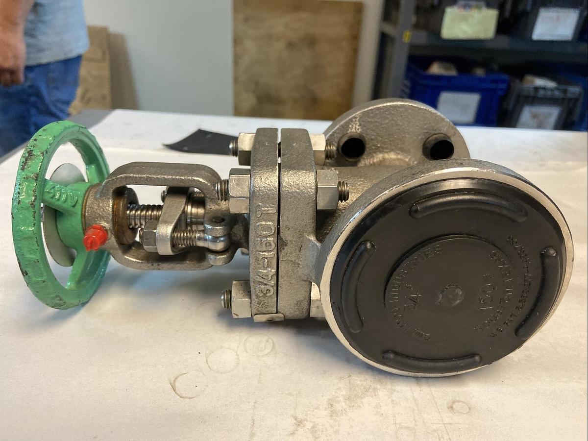 Kitz,B16-34,3/4IN Stainless Steel SS Gate Valve Class 150 CF8M 316 275psig/100f