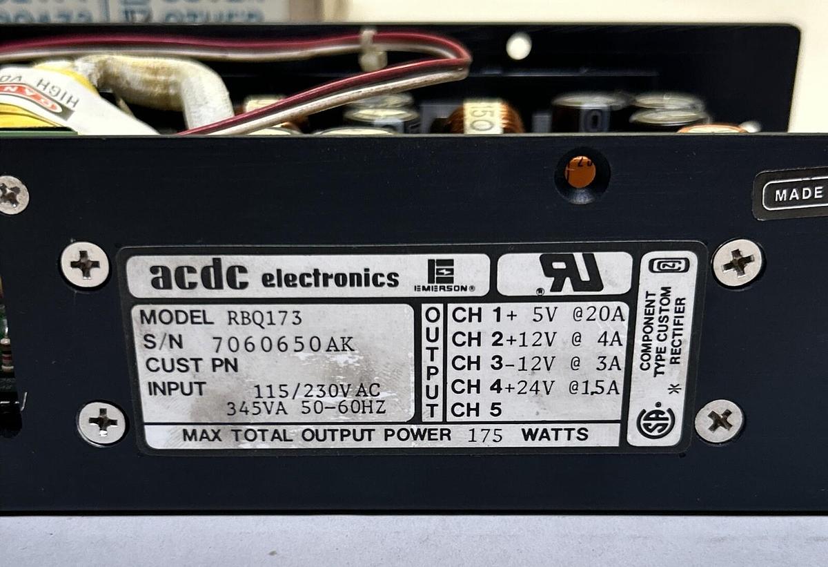 ACDC,RBQ-173,POWER SUPPLY NOS