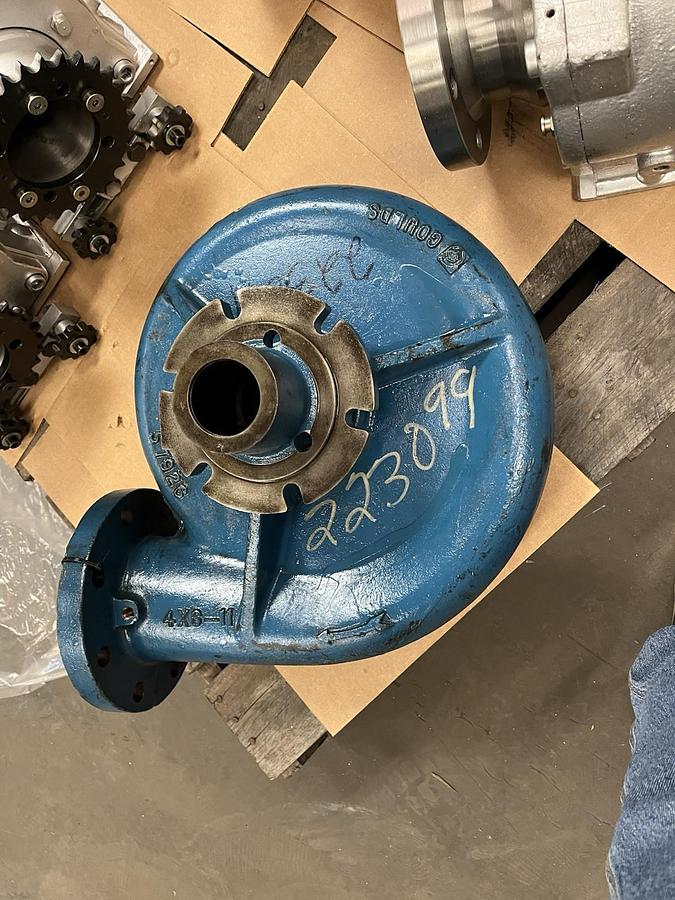 Used GOULDS,57926,CENTRIFUGAL PUMP VOLUTE SIZE 4X6-11 NO IMPELLER